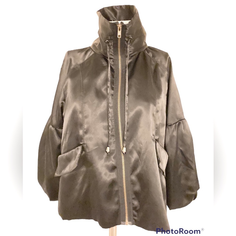 Black Satin Jacket - image 4